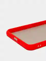 Красный чехол для Xiaomi Mi 11 Lite матовый пластиковый
