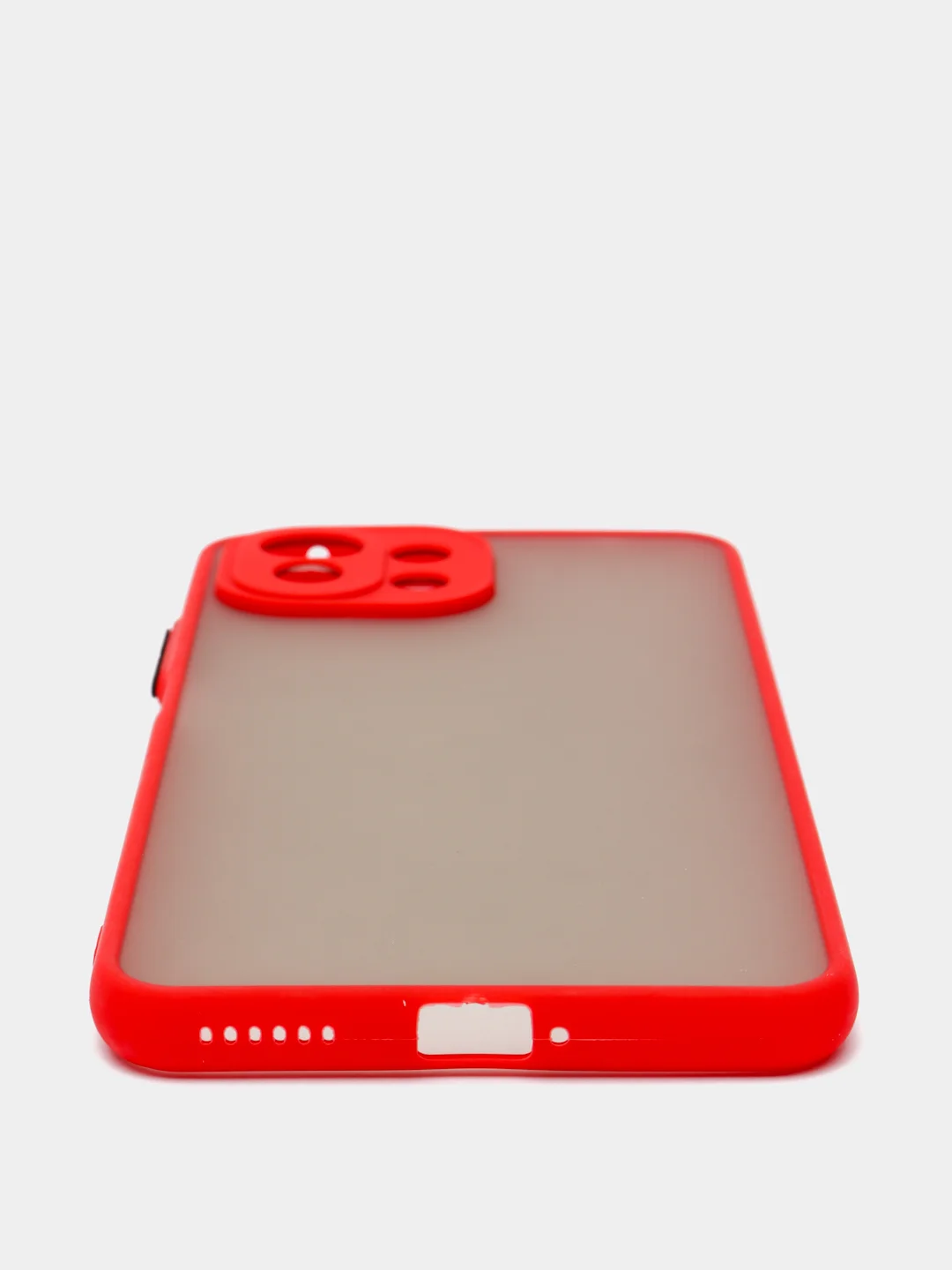 Красный чехол для Xiaomi Mi 11 Lite матовый пластиковый