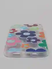 Темно-синий чехол Apple iPhone 12, 12 Pro, 12 Mini прозрачный с рисунком и блестками