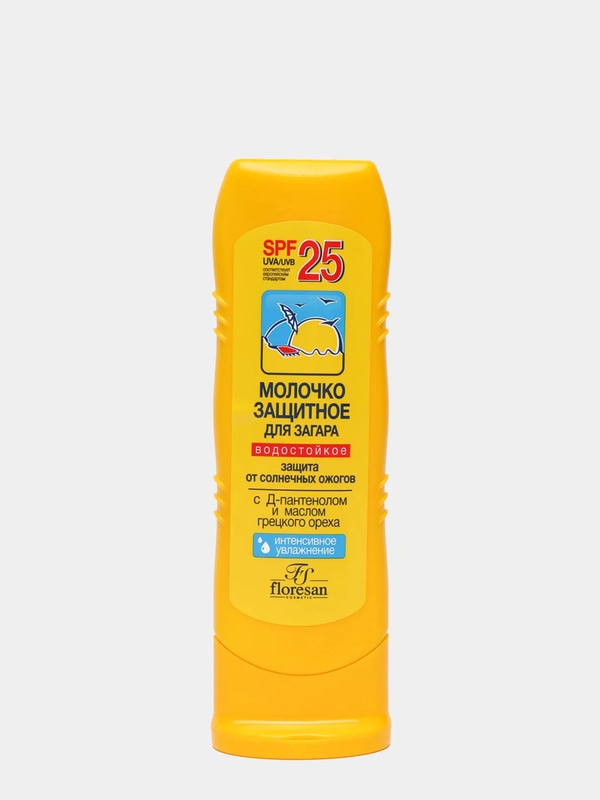 Флоресан Молочко защитное для загара SPF 25 водостойкое 125 мл