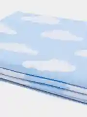 Лазурный ткань хлопковая 150 х 100 см. (Бязь, поплин)