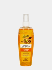 Масло для загара Floresan "Абрикосовый нектар", SPF 15, 135 мл