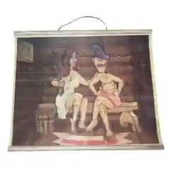 Картина для бани из бамбука, 50*40см
