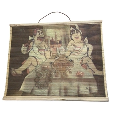 Картина для бани из бамбука, 50*40см