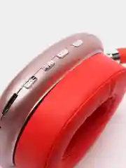 Красный bluetooth-наушники полноразмерные P9