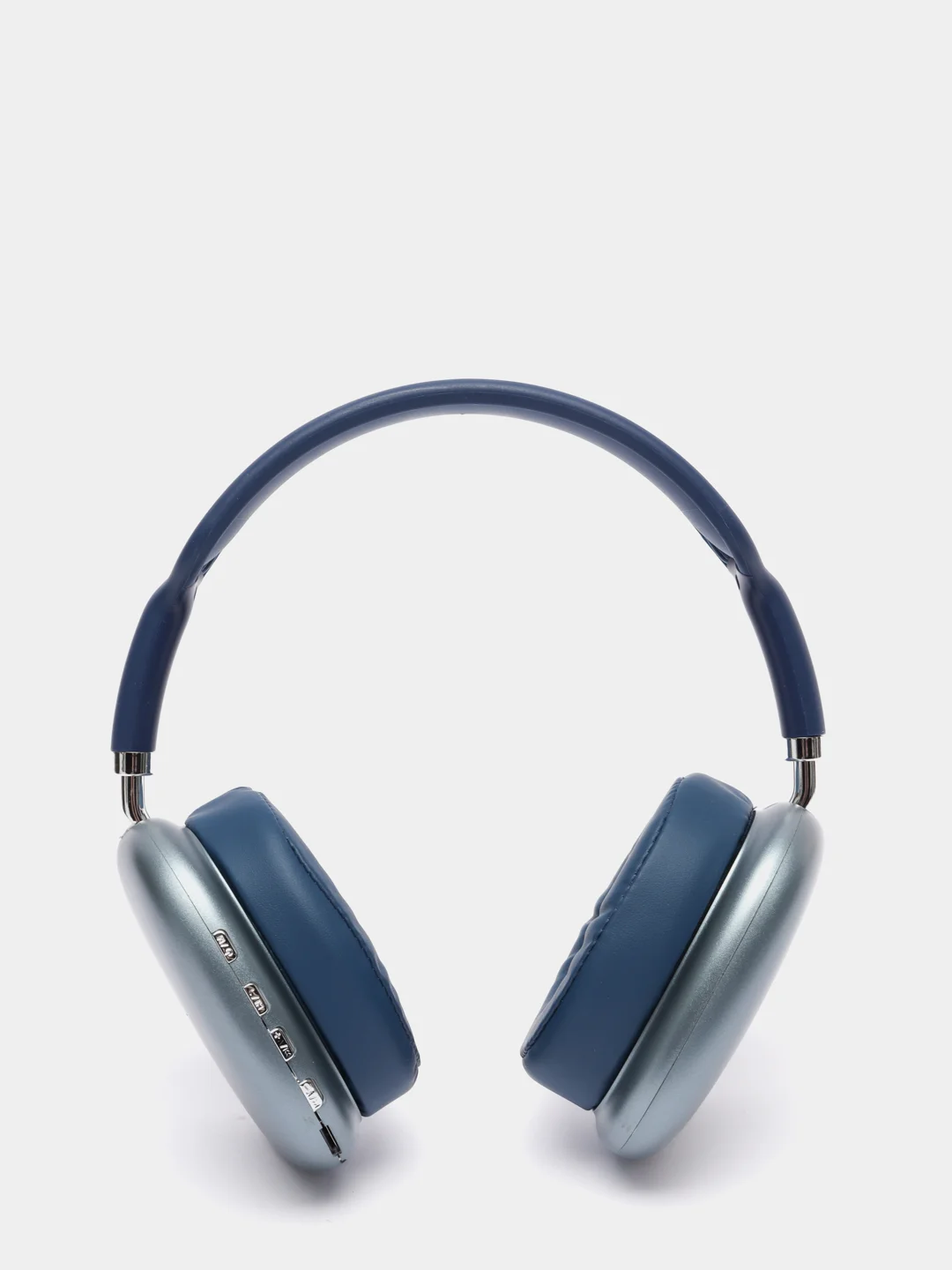 Синий bluetooth-наушники полноразмерные P9