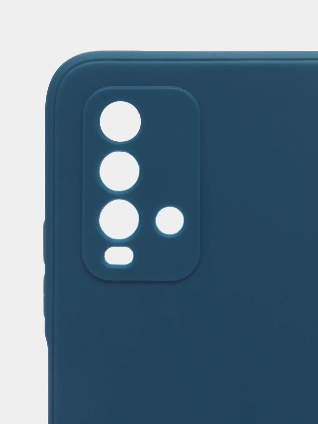 Синий чехол для REDMI 9T, с защитой камеры и бархатом внутри