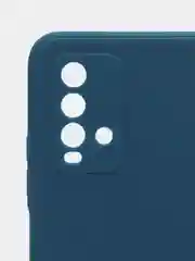 Синий чехол для REDMI 9T, с защитой камеры и бархатом внутри