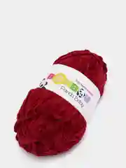 Тёмно-бордовый пряжа Bonbon плюшевая, полиэстер, 100 г, 120 м