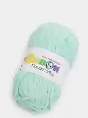 Мятный пряжа Bonbon плюшевая, полиэстер, 100 г, 120 м