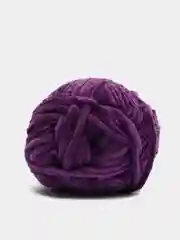 Фиолетовый пряжа Bonbon плюшевая, полиэстер, 100 г, 120 м