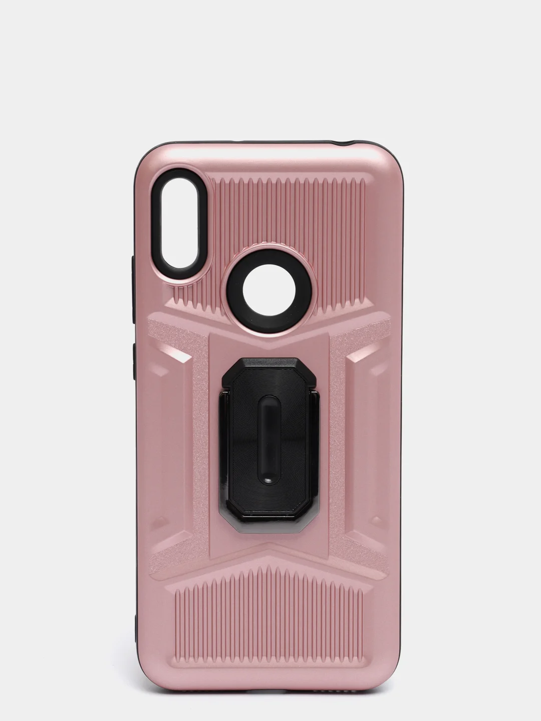 Медный чехол с магнитным держателем и подставкой 2 в 1 для  Honor 8A / HUAWEI Y6 2019, Y6 PRIME