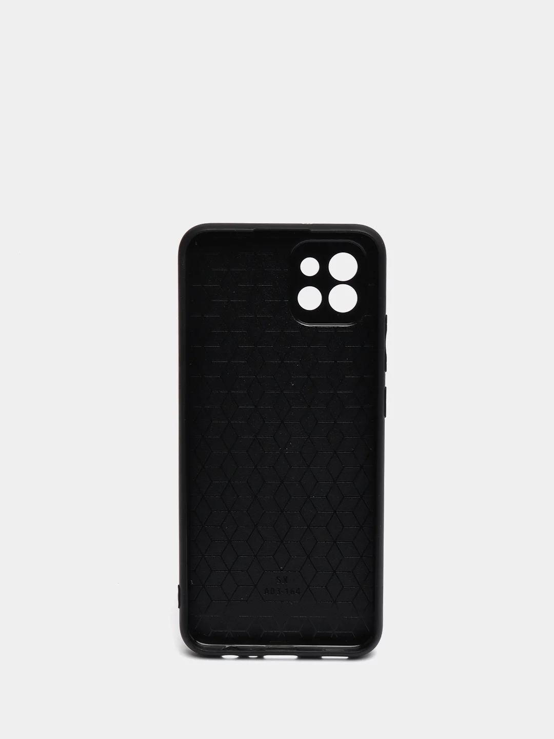 Розовый накладка на Samsung Galaxy A03, с рисунком, с защитой камеры