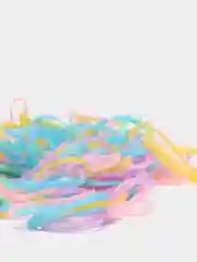 Лавандовый резинки силиконовые для волос для плетения в косметичке, 1000 штук