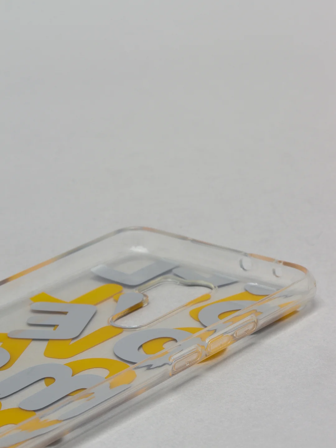 Желтый чехол Xiaomi Redmi 9, Сяоми Редми 9 силиконовый прозрачный с надписью Love me
