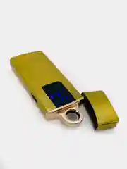 Золотой зажигалка электронная, металлическая, плазменная спираль, USB, зажигалка электронная