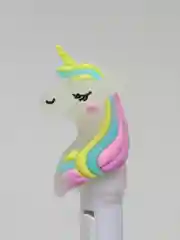 Серебряный гелевая светящаяся ручка