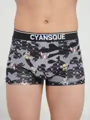 Серый мужские трусы боксеры