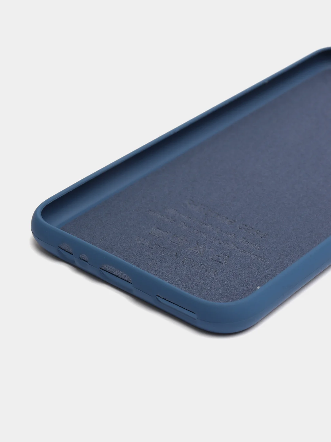 Темно-синий силиконовый чехол Huawei P40 Lite E / Honor 9C, однотонный