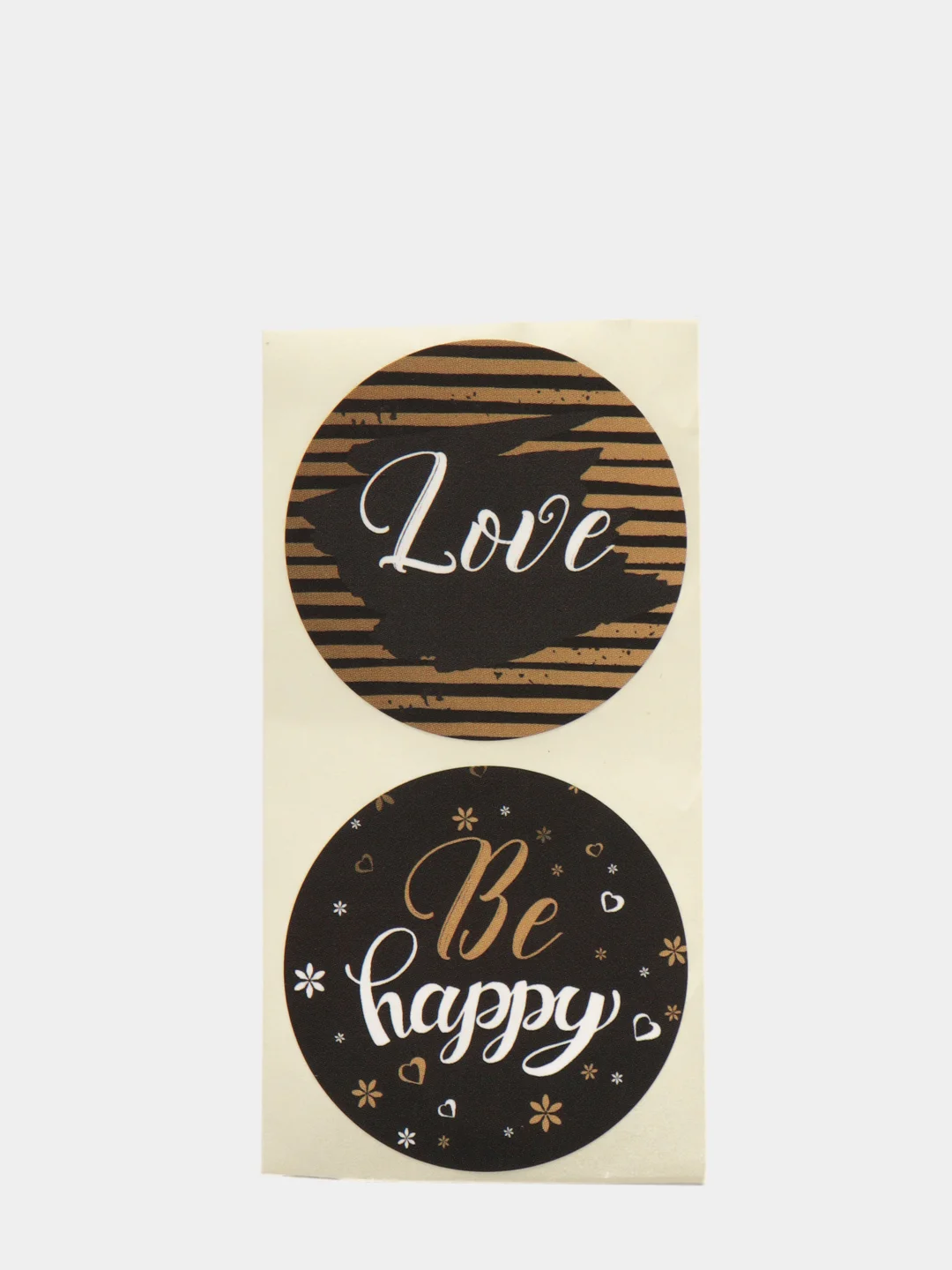 Набор наклеек для бизнеса Be Happy, 4,4 х 4,4 см