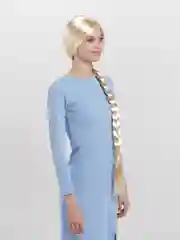 Карнавальный парик на Новый год "Коса до пояса" Элизабет(Снегурочка)