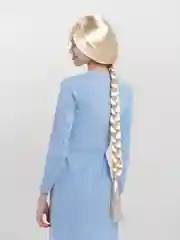 Карнавальный парик на Новый год "Коса до пояса" Элизабет(Снегурочка)