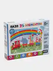Пазл Baby Games "Паровозик-радуга", 35 элементов