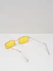 Желтый женские прямоугольные солнцезащитные очки