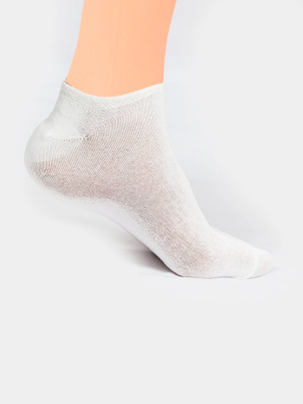 Короткие носки из хлопка, однотонные, 36-46