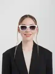 Белый очки солнцезащитные женские, 3 цвета