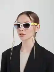 Белый очки солнцезащитные женские, 3 цвета