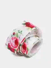 Белый репсовая лента, 25 мм, отрезы по 2 метра