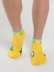 Белый носки унисекс "Фрукт"