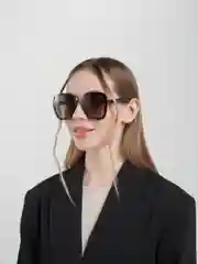 Серебряный солнцезащитные женские очки