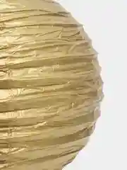 Золотой шар-фонарик бумажный для декора
