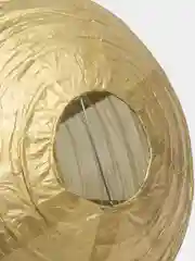Золотой шар-фонарик бумажный для декора