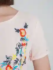 Карамельный туника с узором