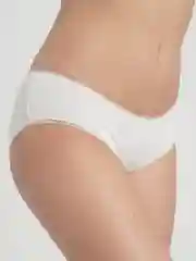 Белый женские хлопковые трусы слипы