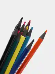 Карандаши цветные, пластиковые, заточенные, 12 цветов