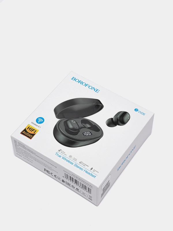 Беспроводные вакуумные Bluetooth-наушники с микрофоном Borofone BW06
