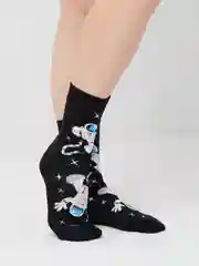 Носки с принтом "Космос"