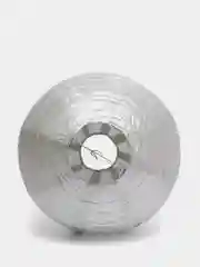 Серебряный шар-фонарик бумажный для декора