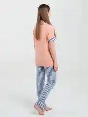 Бирюзовый пижама женская с брюками