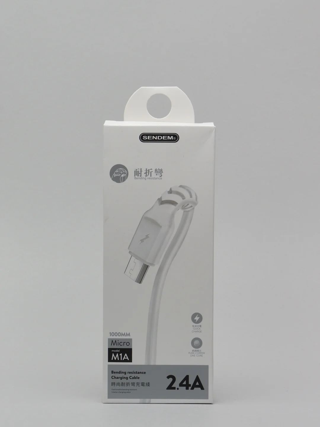 Кабель Micro-USB для зарядки Sendem M1A 1 метр 2.4A