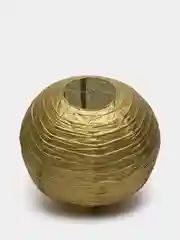 Золотой шар-фонарик бумажный для декора
