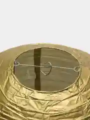 Золотой шар-фонарик бумажный для декора
