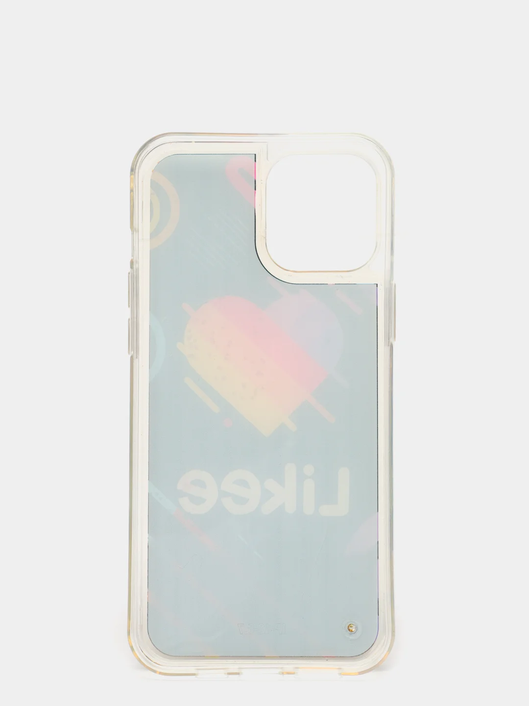 Черный чехол iPhone 12 (6.1)/ 12 Pro, Pro Max, mini силиконовый переливающийся жидкий с блестками