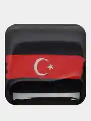 Багровый 3d наклейки/стикеры на телефон Флаги