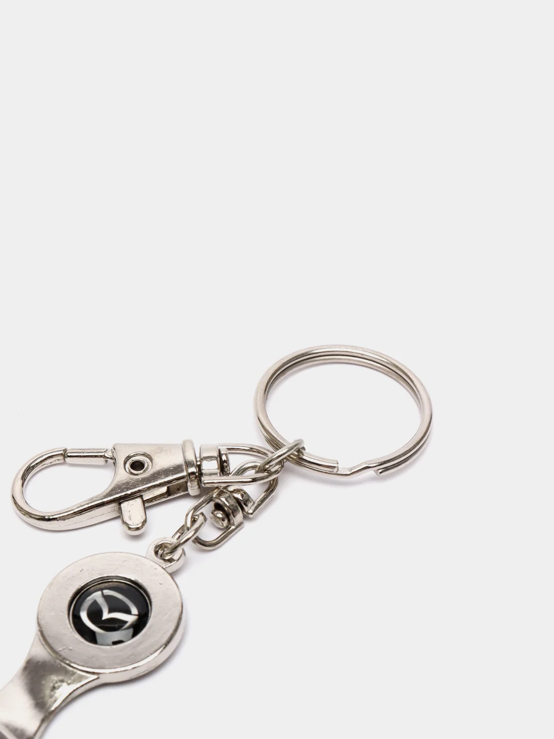 Колпачки на ниппель с логотипом Mazda, брелок-ключ в комплекте
