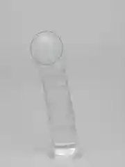 Белый фаллоимитатор на присоске, анальный